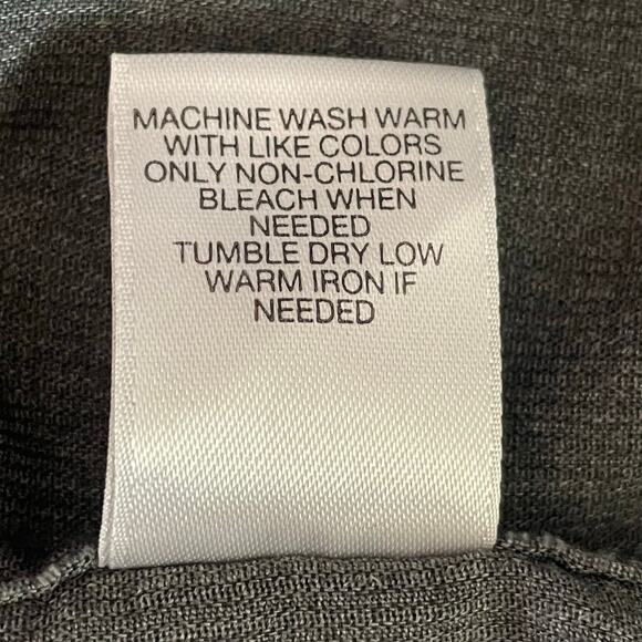 Rowm Charcoal Gray Fine Wale Corduroy Button Down Shirt Mens Size XXL - Picture 9 of 9